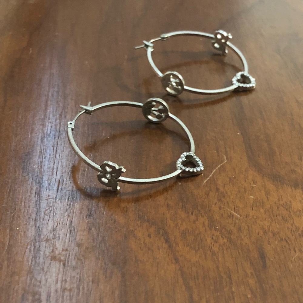 Juicy Couture hoop earrings